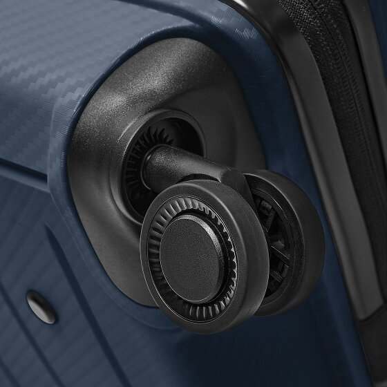 Redolz Essentials 17 Trolley da cabina a 4 ruote 55 cm con tasca morbida per laptop