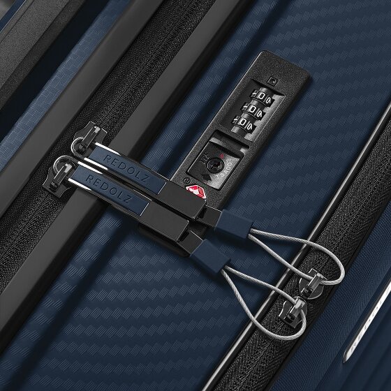 Redolz Essentials 17 Trolley da cabina a 4 ruote 55 cm con tasca morbida per laptop