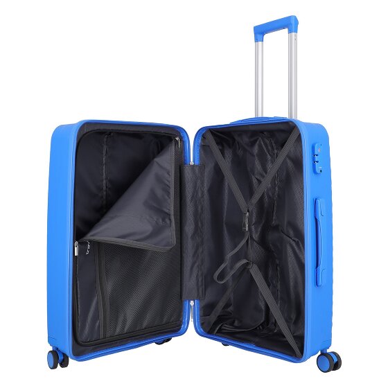 Travelite Pacific 4 ruote Set di valigie 3 pezzi