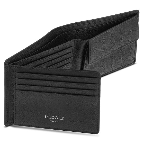 Redolz Portafoglio QF RFID in pelle 12 cm pieghevole