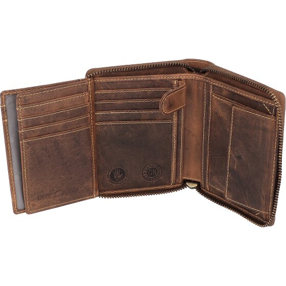 Greenburry Vintage Portafoglio Vera Pelle 12.5 cm