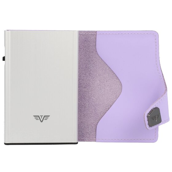 Tru Virtu Custodia per carte di credito Click & Slide Portafoglio RFID in pelle 6,5 cm