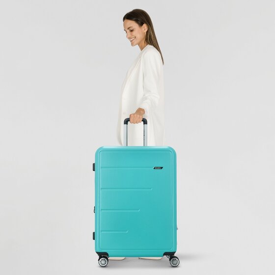 Gabol Future Plus 4 ruote Carrello 74 cm con piega di espansione