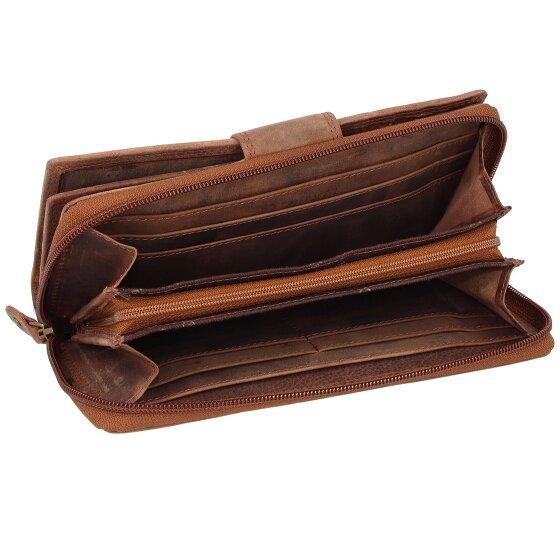 Greenland Nature Montenegro Portafoglio RFID in pelle 9,5 cm