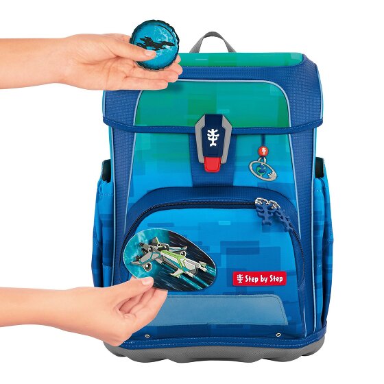 Step by Step Cloud Ocean Set di borse per la scuola