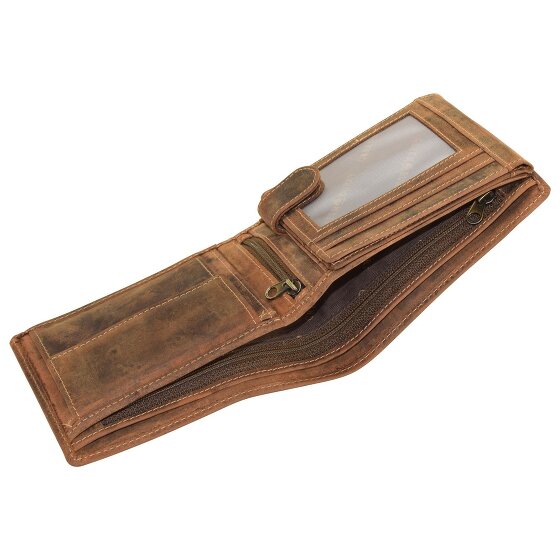 Greenburry Portafoglio vintage in pelle 12,5 cm