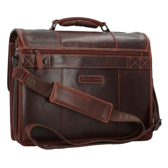 Greenburry Rugged Cartella Messenger Pelle 40.5 cm Scomparto per laptop