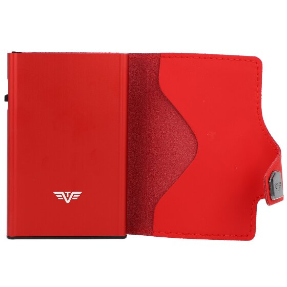 Tru Virtu Custodia per carte di credito Click & Slide Portafoglio RFID in pelle 6,5 cm