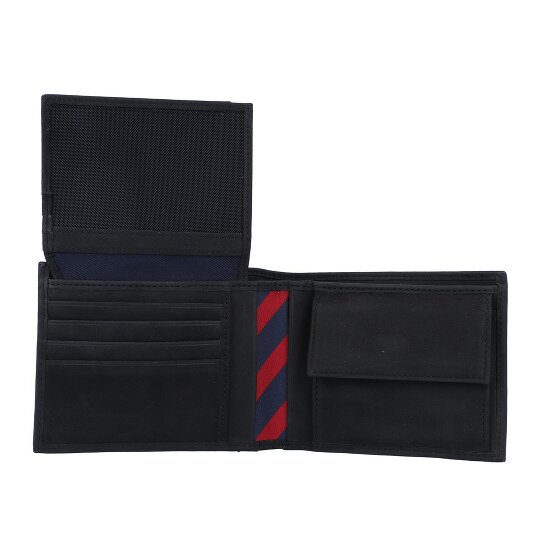 Tommy Hilfiger Portafoglio Johnson in pelle 12,5 cm