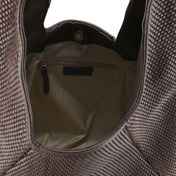 Harbour 2nd Fashion Lights Borsa a spalla Vera Pelle 55 cm