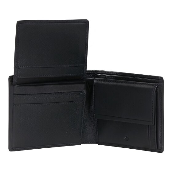 Samsonite Attack 3.0 Portafoglio Protezione RFID Vera Pelle 10.5 cm