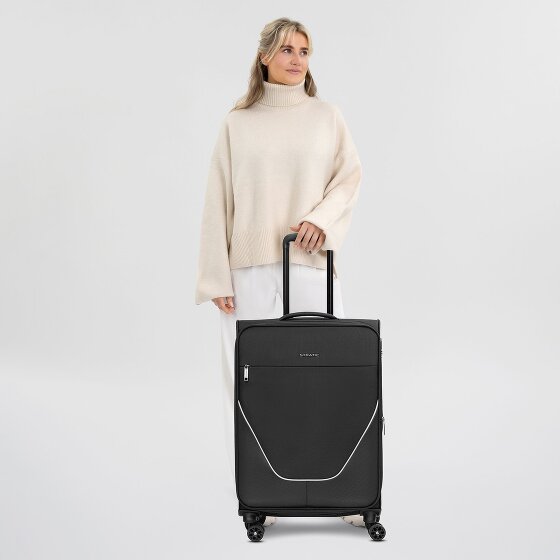 Stratic taska Trolley a 4 ruote M 65 cm con piega a espansione