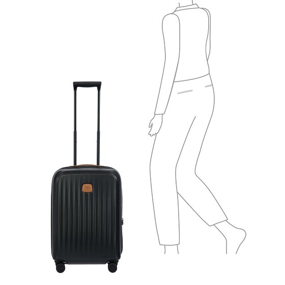 Bric's Taormina 4 ruote Carrello S 57 cm con piega di espansione