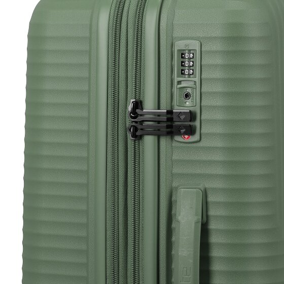 Travelite Air Stripe 4 ruote Set di valigie 3 pezzi espandibile