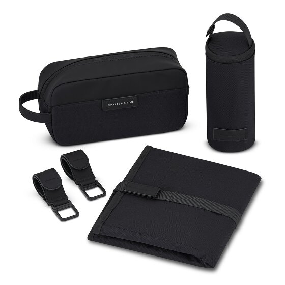 Kapten & Son Set di borse fasciatoio Lindby 4 pezzi con scomparto per laptop