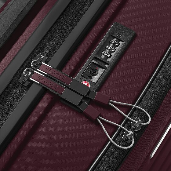 Redolz Essentials 17 Trolley da cabina a 4 ruote 55 cm con tasca morbida per laptop