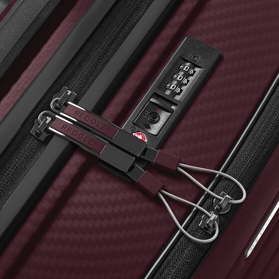 Redolz Essentials 17 Trolley da cabina a 4 ruote 55 cm con tasca morbida per laptop