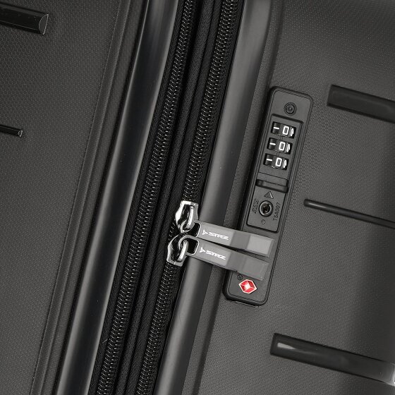 Polestream Strz by Asteroid 4 ruote Carrello L 74 cm con piega di espansione