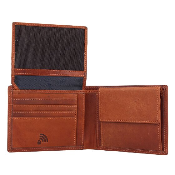 Jack Kinsky Montreal Portafoglio Protezione RFID Pelle 12 cm