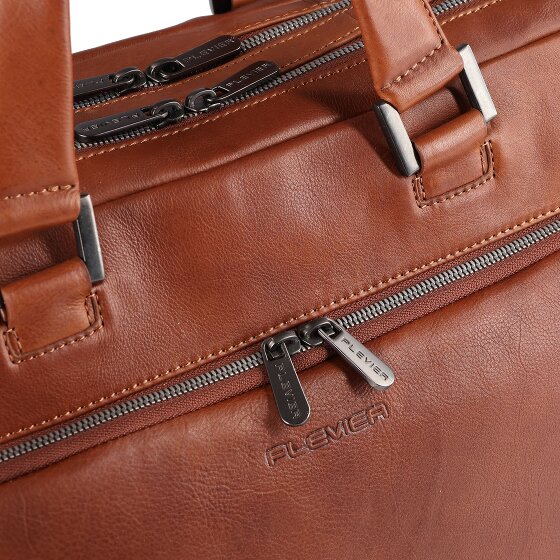 Plevier Vintage Larry Valigetta Pelle 40 cm Scomparto per laptop