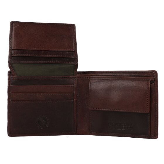 Greenburry Newport Portafoglio Protezione RFID Pelle 11 cm