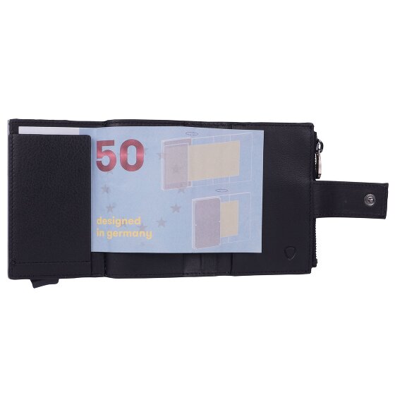 Strellson Carter C-Four Custodia per carta di credito Protezione RFID Pelle 6.5 cm