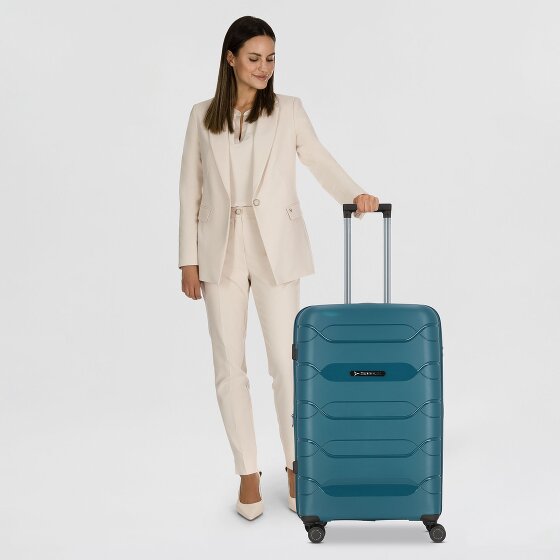 Polestream Strz by Asteroid 4 ruote Carrello L 74 cm con piega di espansione