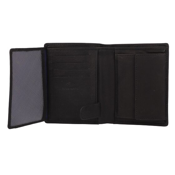 Jack Kinsky Aruba Portafoglio Protezione RFID Pelle 12.5 cm