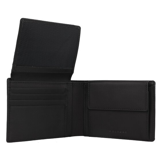 Piquadro Woody Portafoglio Protezione RFID Pelle 13 cm