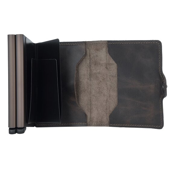 Secrid Twinwallet Porta carte di credito vintage RFID in pelle 6,5 cm