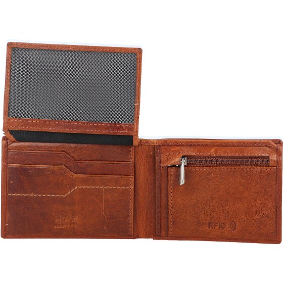 Mika Portafoglio RFID in pelle 10,5 cm