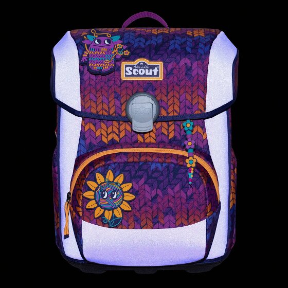 Scout Neo Exklusiv Superflash Set di borse per la scuola 4 pezzi