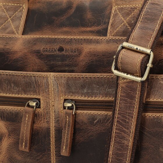Greenburry Vintage Valigetta Pelle 38 cm Scomparto per laptop
