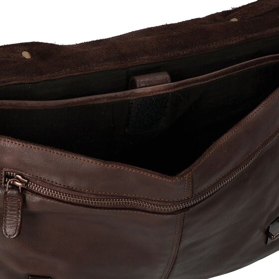 Harbour 2nd Ashton Messaggero Vera Pelle 25 cm Vano porta PC