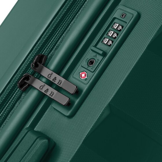 d&n South Dakota 4 ruote Carrello L 76 cm con piega di espansione