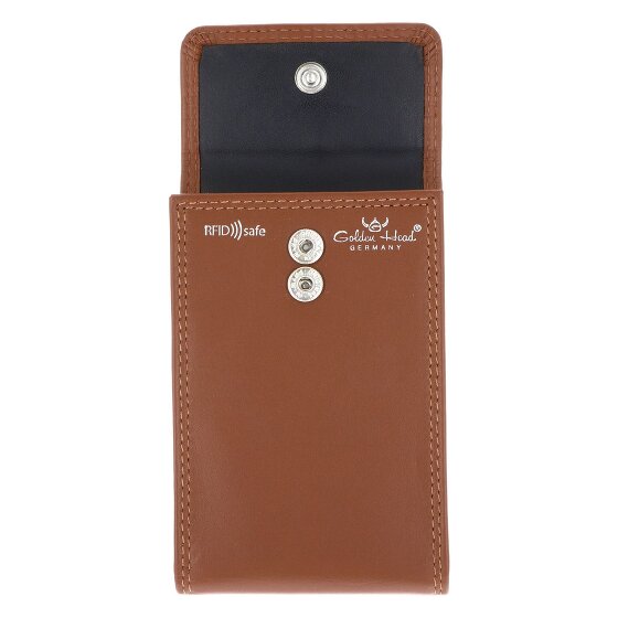 Golden Head Polo RFID Custodia per carte di credito in pelle 12 cm