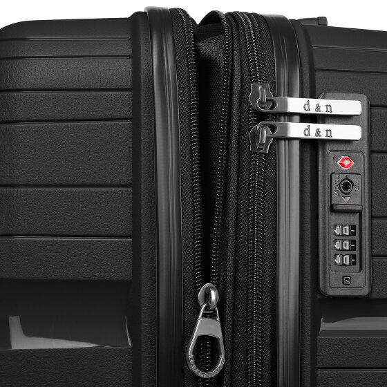 d&n Travel Line 4300-Plus 4 ruote Carrello L 76 cm con piega di espansione