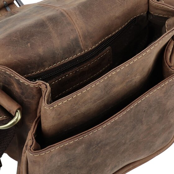 Greenburry Borsa a tracolla vintage in pelle 16 cm