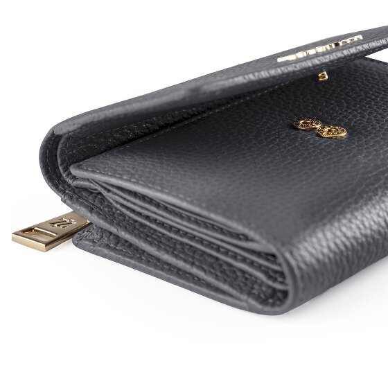 Lazarotti Bologna Portafoglio XL in pelle con scomparto con zip 14 cm
