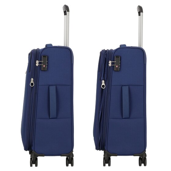 American Tourister Blazing Ride 4 ruote Set di valigie 3 pezzi con piega di espansione