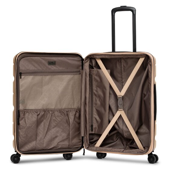 Franky Monaco 4.0 Carrello a 4 ruote M 66 cm con piega ad espansione