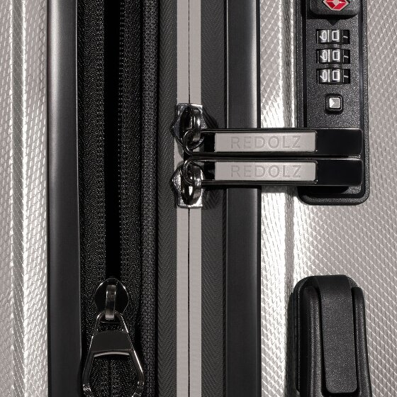 Redolz Essentials 14 4 ruote Set di valigie 3 pezzi con piega di espansione