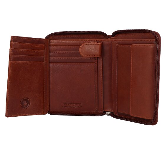 Greenburry Vintage Portafoglio Protezione RFID Pelle 12.5 cm