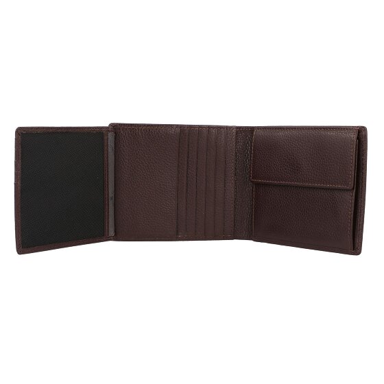 Braun Büffel Portafoglio Prato RFID in pelle 11 cm