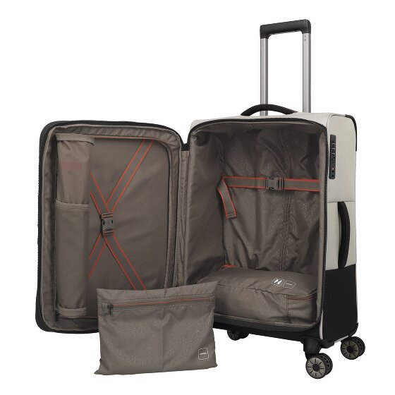 Travelite Crosslite 5.0 4 ruote Carrello M 66 cm con piega di espansione