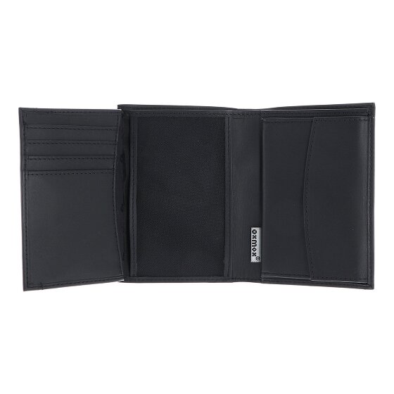 oxmox Leather Portafoglio Protezione RFID Vera Pelle 13 cm