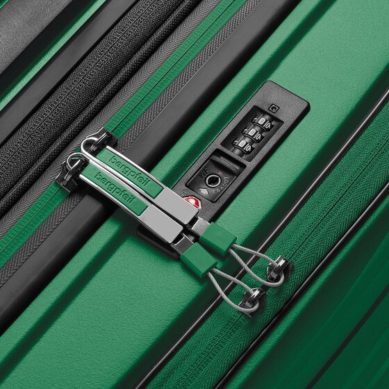 Bergpfeil Travel 4 ruote Carrello della cabina 55 cm Scomparto per laptop con piega di espansione