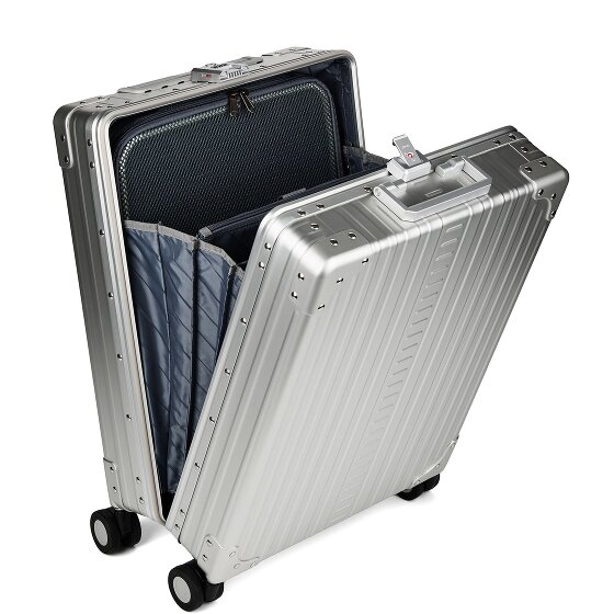 Aleon Trolley cabina Business a 4 ruote in alluminio, 55 cm