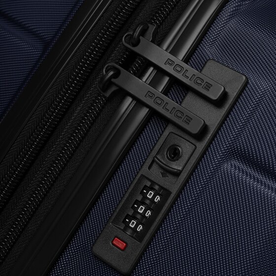 Police London 4 ruote Carrello 64 cm con piega di espansione