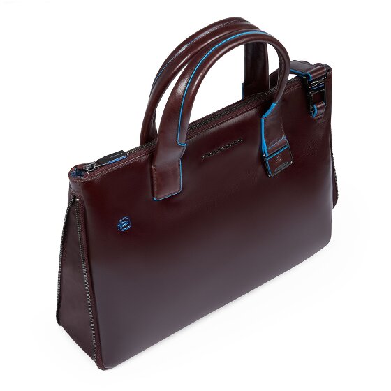 Piquadro Blue Square Borsa shopper Pelle 38 cm Scomparto per laptop con piega di espansione